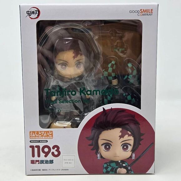 DEMON SLAYER TANJIRO KAMADO NENDOROID 1193 FINAL PVC FIGURE GOOD SMILE NEW - Picture 1 of 6